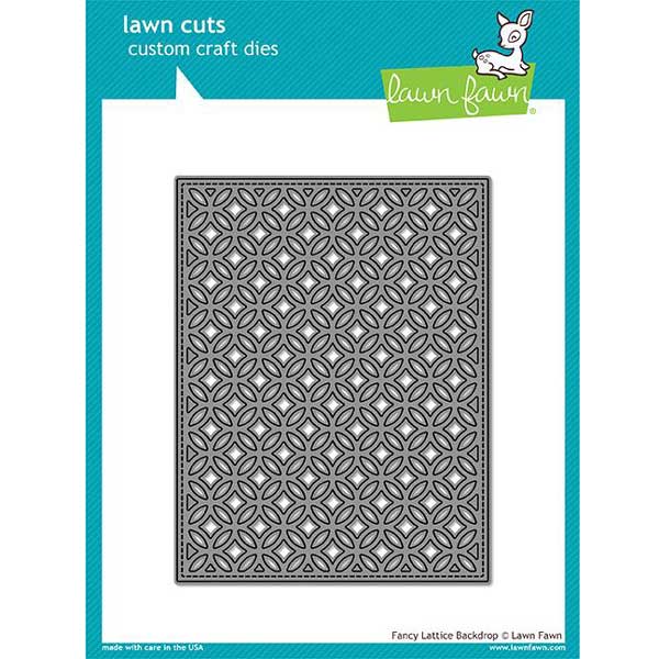 Lawn Fawn Fancy Lattice Backdrop Lawn Cuts