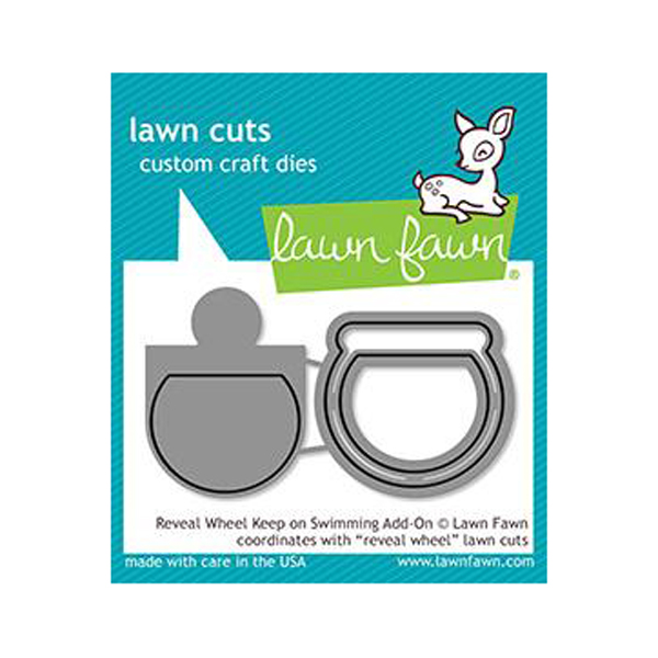 Lawn Fawn Reveal Wheel Keep On Swimming Add-on