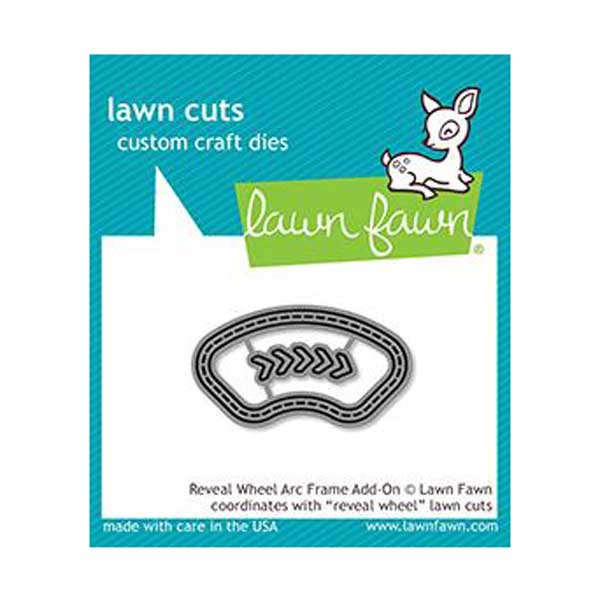 Lawn Fawn Reveal Wheel Arc Frame Add-On Lawn Cuts