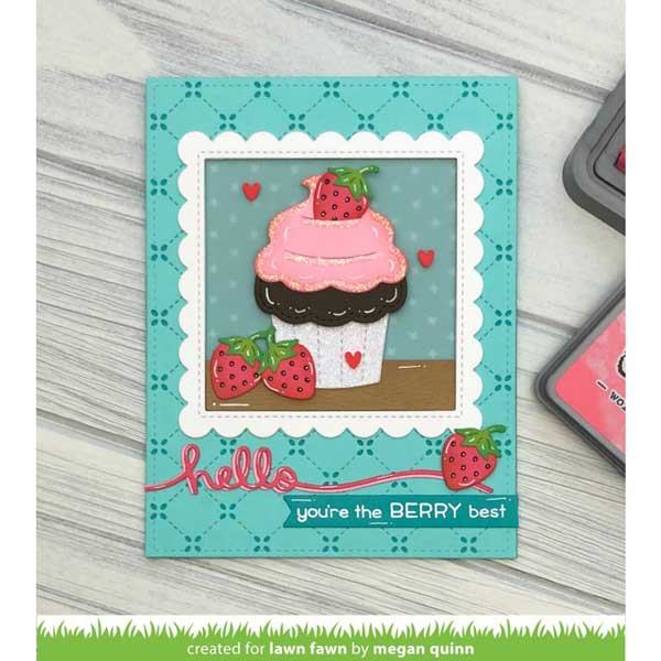 Lawn Fawn Stitched Cupcake Lawn Cuts