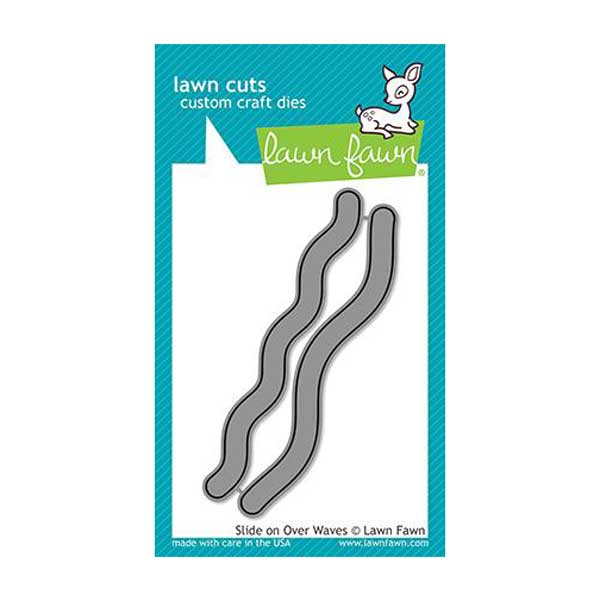 Lawn Fawn Slide on Over Waves Lawn Cuts