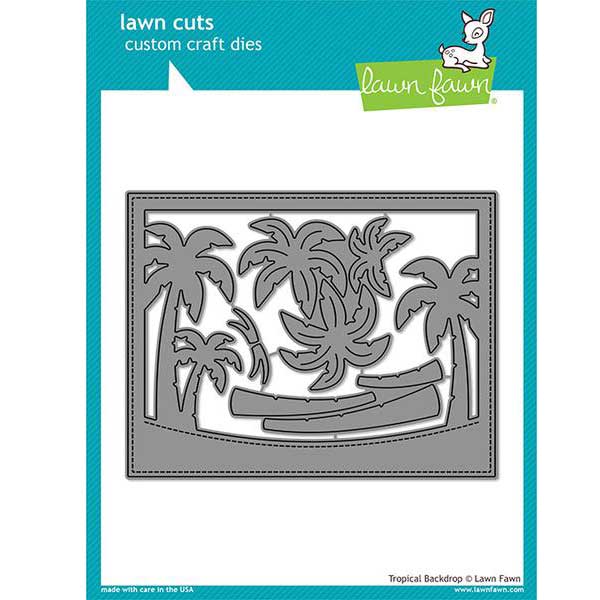 Lawn Fawn Tropical Backdrop