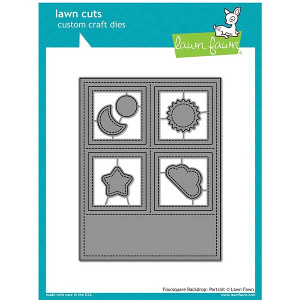 Lawn Fawn Foursquare Backdrop - Portrait Lawn Cuts