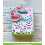 Lawn Fawn Heart Shaker Gift Tag Lawn Cuts