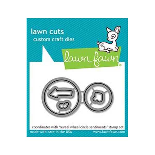 Lawn Fawn Reveal Wheel Circle Sentiments Lawn Cuts