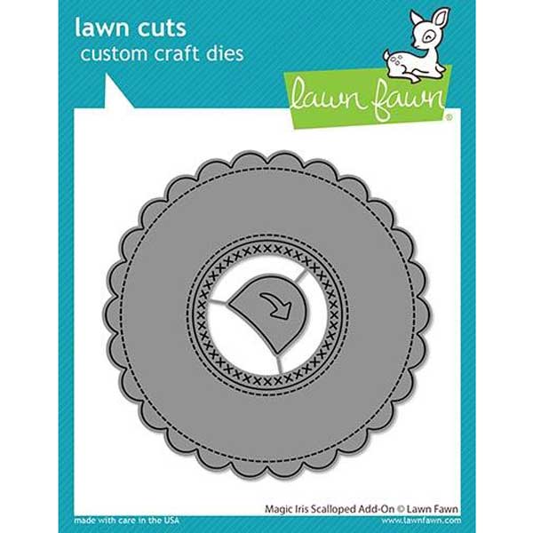 Lawn Fawn Magic Iris Scalloped Add-On Lawn Cuts