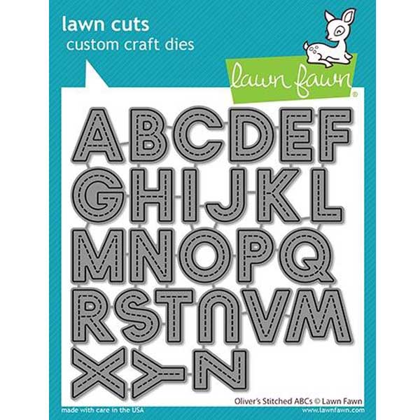 Lawn Fawn Oliver&#039;s Stitched ABC&#039;s