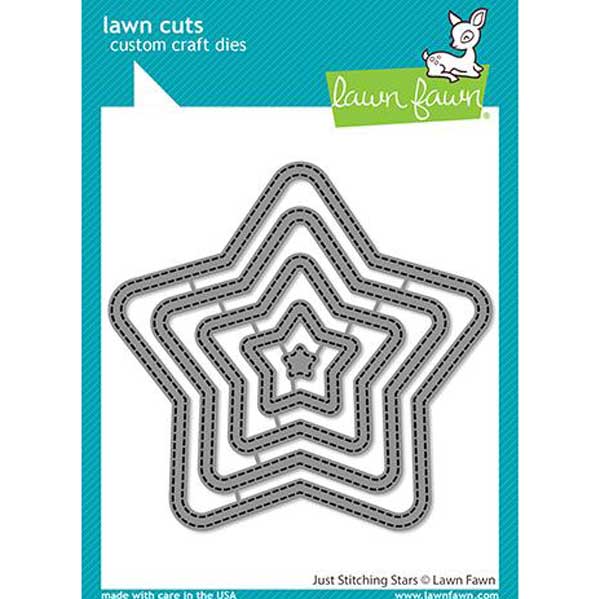 Lawn Fawn Just Stitching Stars Lawn Cuts