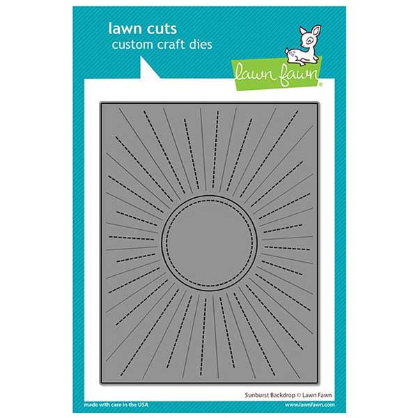 Lawn Fawn Sunburst Backdrop Die