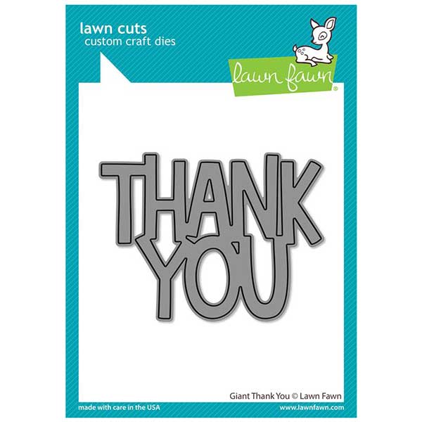 Lawn Fawn Giant Thank You Lawn Cuts