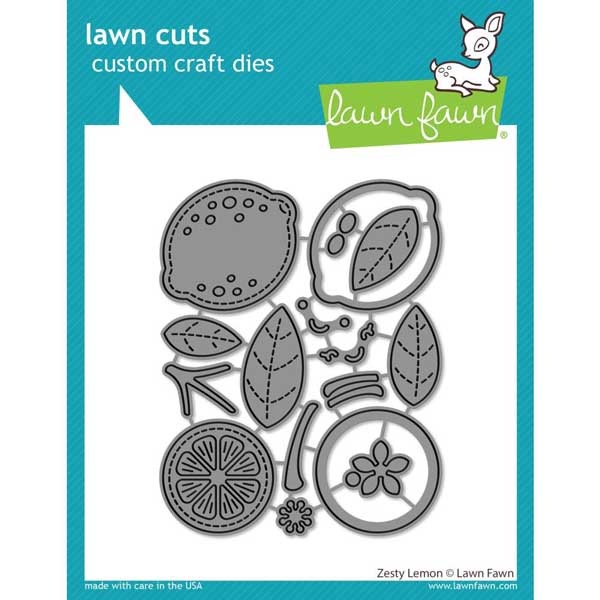 Lawn Fawn Zesty Lemon Lawn Cuts