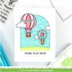 Lawn Fawn Cloud Background Hot Foil Plate