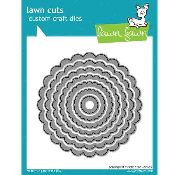 Lawn Fawn Scalloped Circle Stackables Lawn Cuts