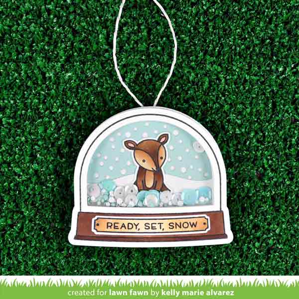 Lawn Fawn Ready, Set, Snow Shaker Add-On Lawn Cuts