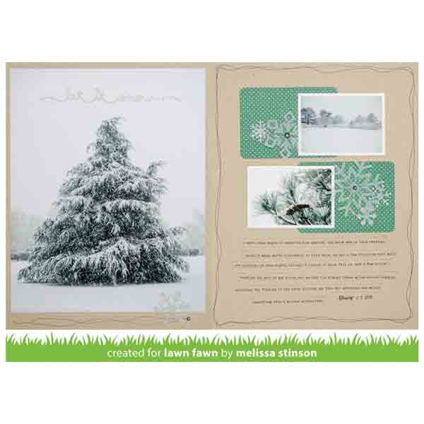 Lawn Fawn Let It Snow Border Lawn Cuts