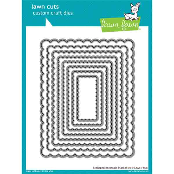 Lawn Fawn Scalloped Rectangle Stackables