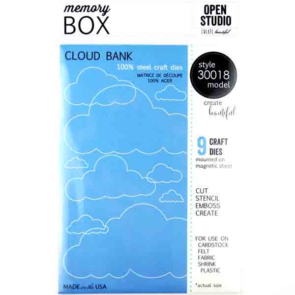 Memory Box Cloud Bank Craft Dies