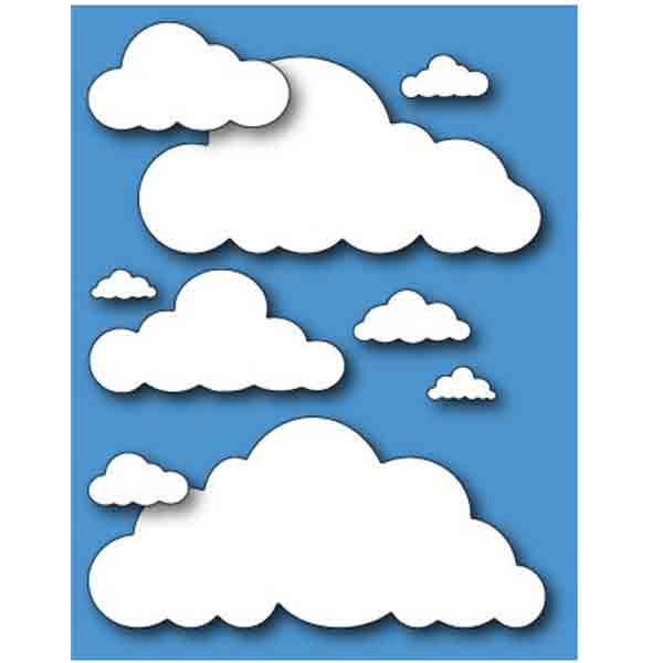 Memory Box Cloud Bank Craft Dies