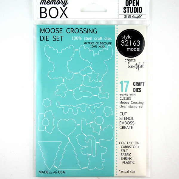 Memory Box Moose Crossing Die Set