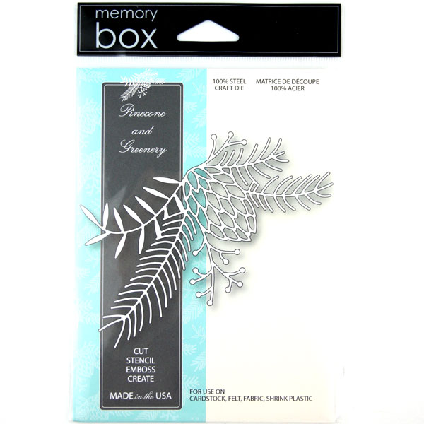 Memory Box Pinecone and Greenery Craft Die