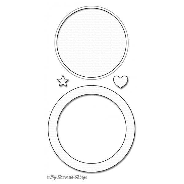 My Favorite Things LLD Circle Shaker Window &amp; Frame Die-Namics