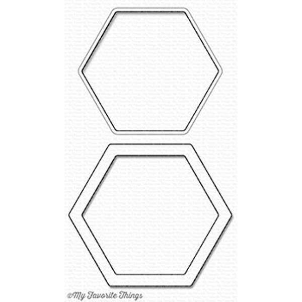 My Favorite Things Die-namics Hexagon Shaker Window &amp; Frame