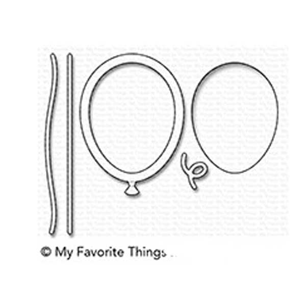 My Favorite Things Mini Balloon Shaker Window &amp; Frame Die-namics