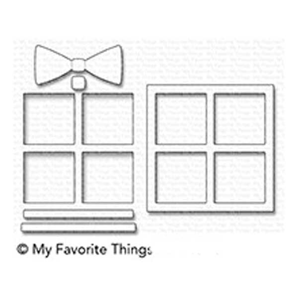 My Favorite Things Gift Shaker Window &amp; Frame Die-namics