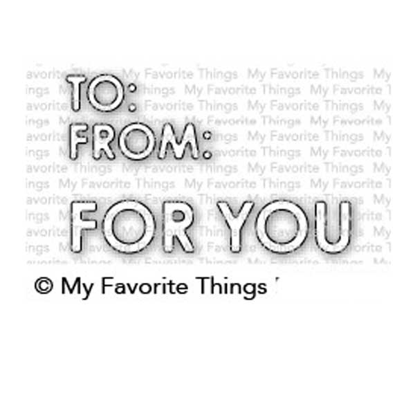 My Favorite Things Gifty Greetings Die-namics