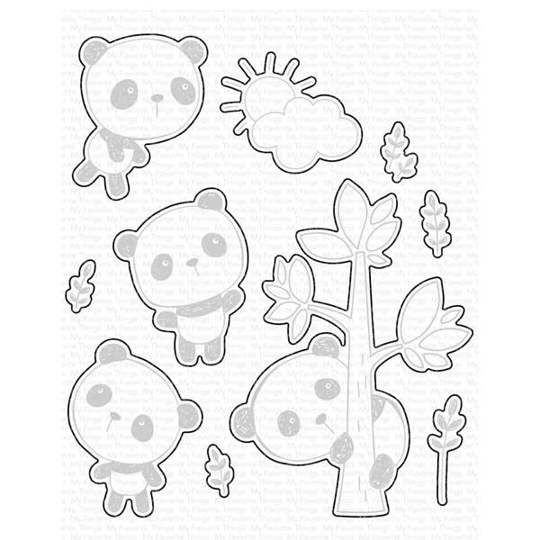 My Favorite Things Panda Pals Die-namics