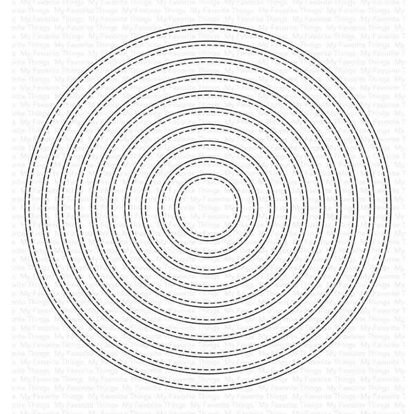 My Favorite Things A2 Stitched Circle STAX Die-namics