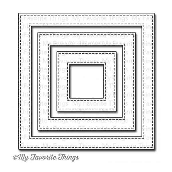 My Favorite Things Die-namics Stitched Square Frames