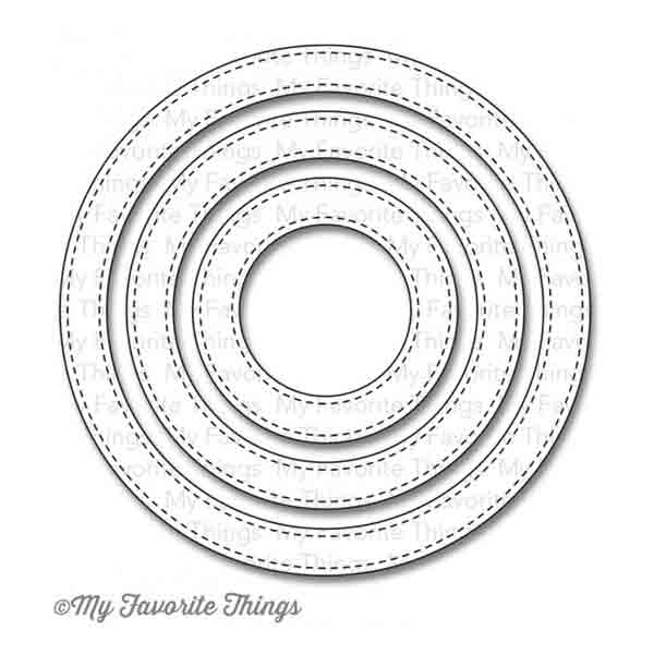 My Favorite Things Die-namics Stitched Circle Frames