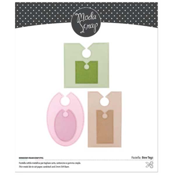 Moda Scrap Bow Tags Die Set