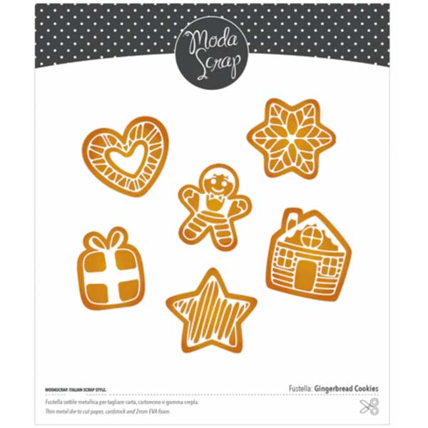 Moda Scrap Gingerbread Cookies Die Set