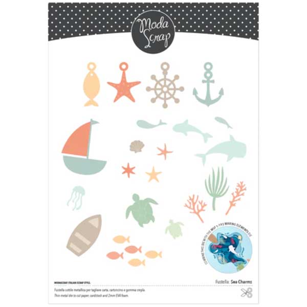 Moda Scrap Sea Charms Die Set