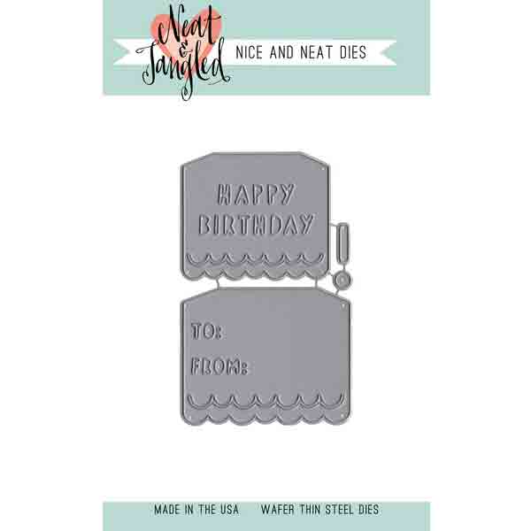 Neat &amp; Tangled Birthday Tags Die