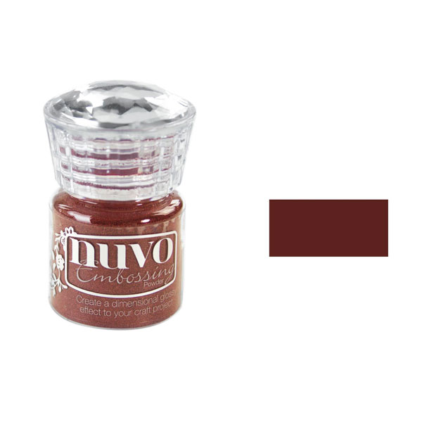 Nuvo Embossing Powder - Crimson Gloss