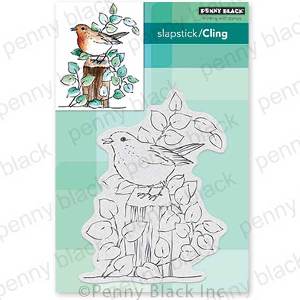 Penny Black Chirping Stamp