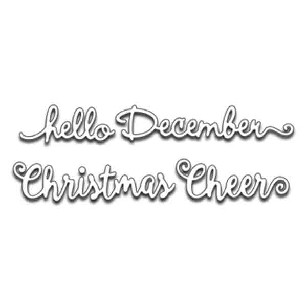 Penny Black Hello Christmas Die Set