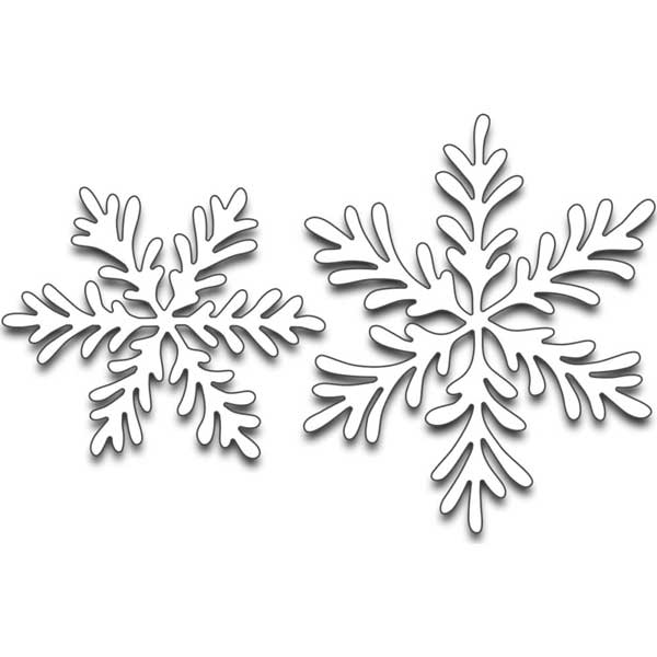 Penny Black Snowflake Duo Die Set