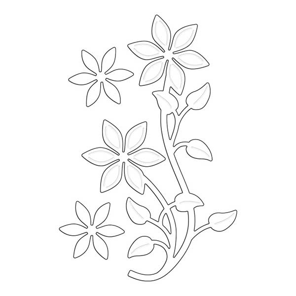 Penny Black Flower Flourish Creative Dies