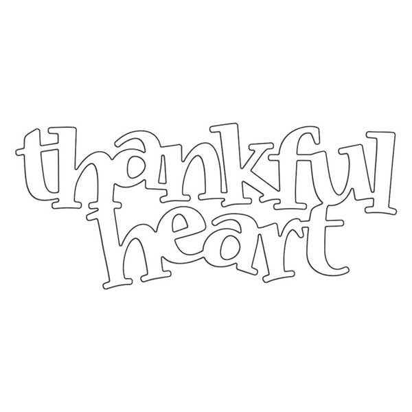 Penny Black Thankful Heart Creative Dies