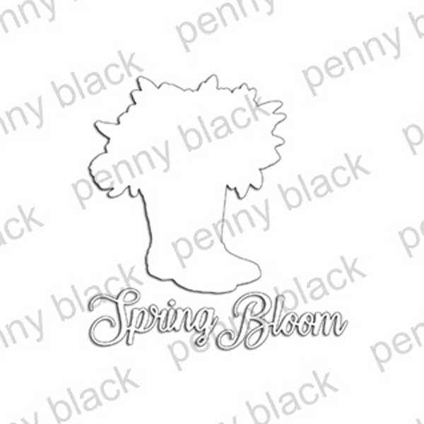 Penny Black Blooming Boots Cuts