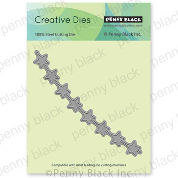 Penny Black String Of Stars Die