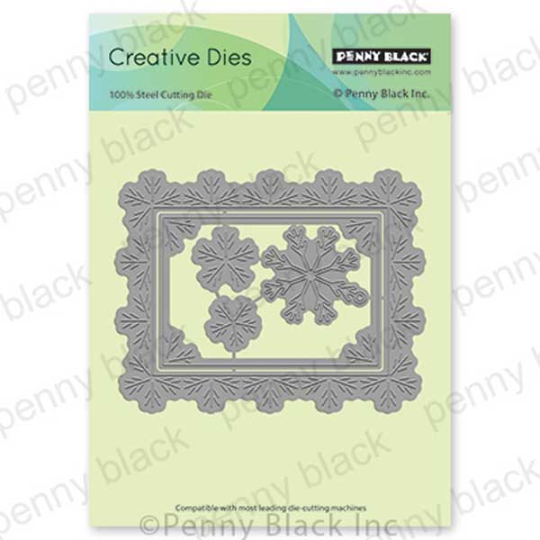 Penny Black Snowflake Frames Die Set