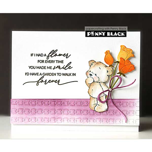 Penny Black Red Roses Die Set