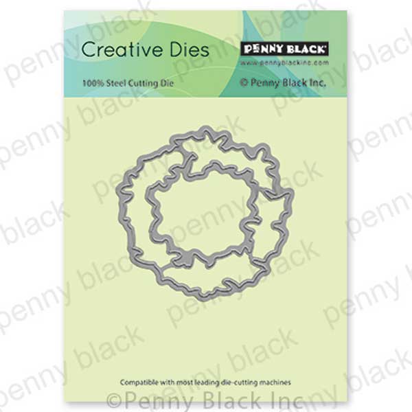 Penny Black Holly Circle Die