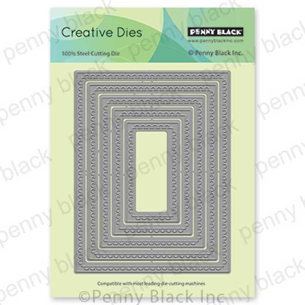 Penny Black Semi-Circle Stackers Die set