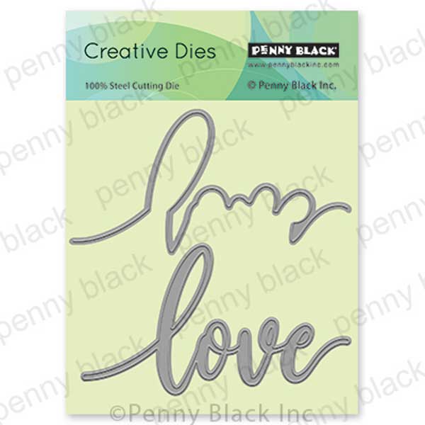 Penny Black Love Edger Die Set